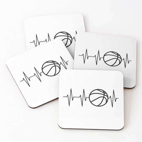 Item preview, Basketball heartbeat ecg pulse ball symbol - basketball heartbeat designed and sold by AndreMi.