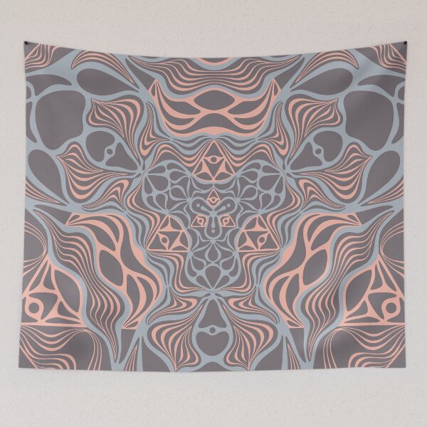 Item preview, Sacred Geometry Divine Earth Yoga Waves Mandala designed and sold by LiquidGeometry.