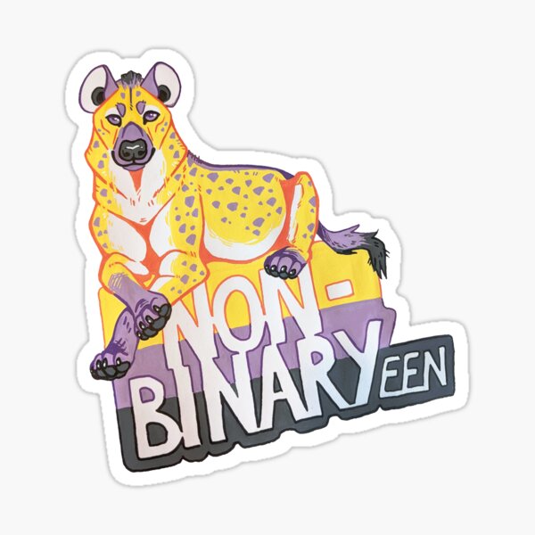non-binary-een Sticker