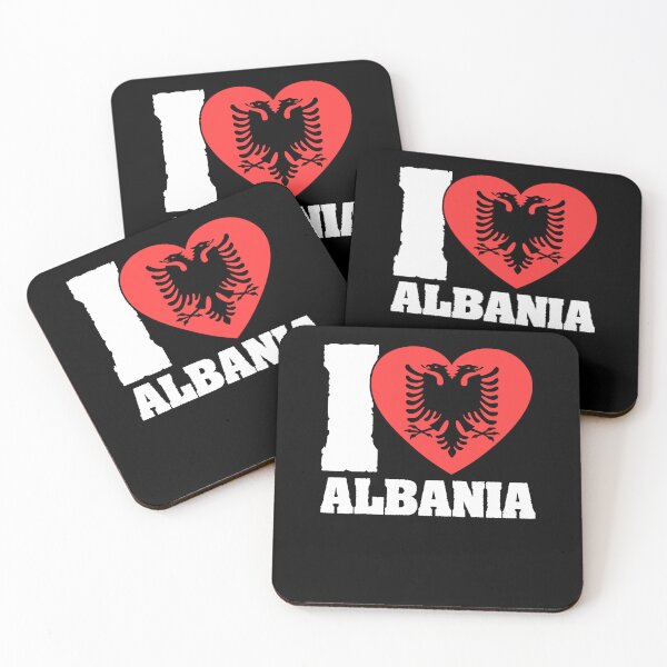 Item preview, I Love Albania Double Headed Eagle For An Albanian Patriot designed and sold by Nessshirts.