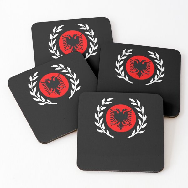 Item preview, Double Headed Eagle Albania Flag For Albanian Patriot Lovers designed and sold by Nessshirts.