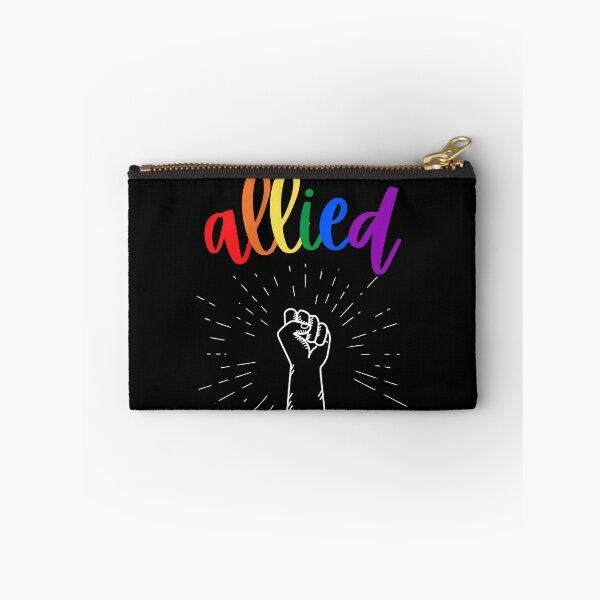 Item preview, Allies Fist in the Air. LGBTQ Ally Pride designed and sold by Subtle Pride Shop.