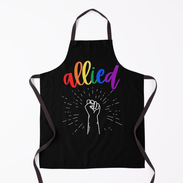 Item preview, Allies Fist in the Air. LGBTQ Ally Pride designed and sold by Subtle Pride Shop.