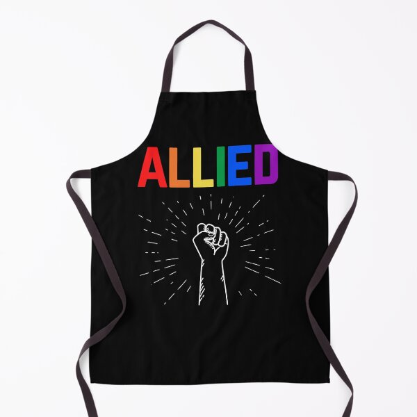 Item preview, Allies Fist in the Air. LGBTQ Ally Pride designed and sold by Subtle Pride Shop.