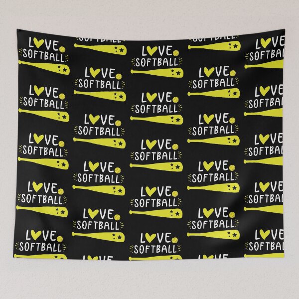 Item preview, Softball Graphic Saying for Girls and Women designed and sold by Blok45.