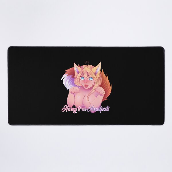 Item preview, Horny For Headpats Red FoxGirl Classic . designed and sold by muhnkmconejo.
