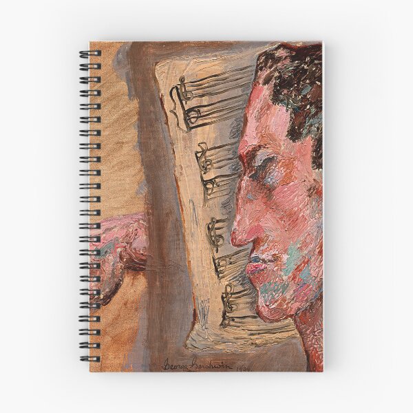 Item preview, George Gershwin Self-Portrait designed and sold by Musicianst0re.