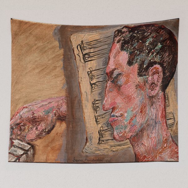 Item preview, George Gershwin Self-Portrait designed and sold by Musicianst0re.