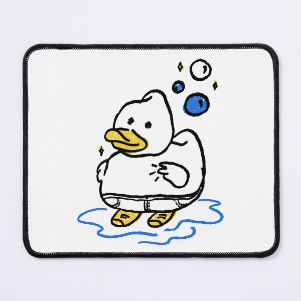Item preview, Stick Figure Cute Duck Making Peace Sign designed and sold by mrkedi123.