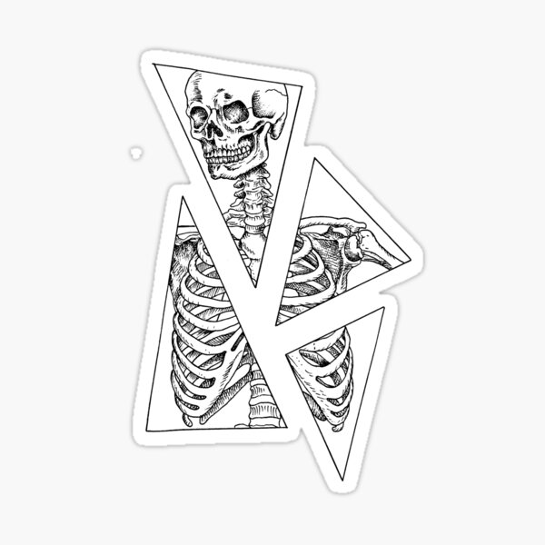 Item preview, Skeleton Puzzle Black designed and sold by Mel Dredd.