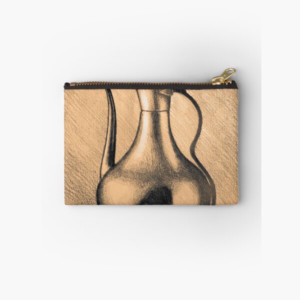 Item preview, Realistic drawing of metal pitcher with handle designed and sold by oanaunciuleanu.