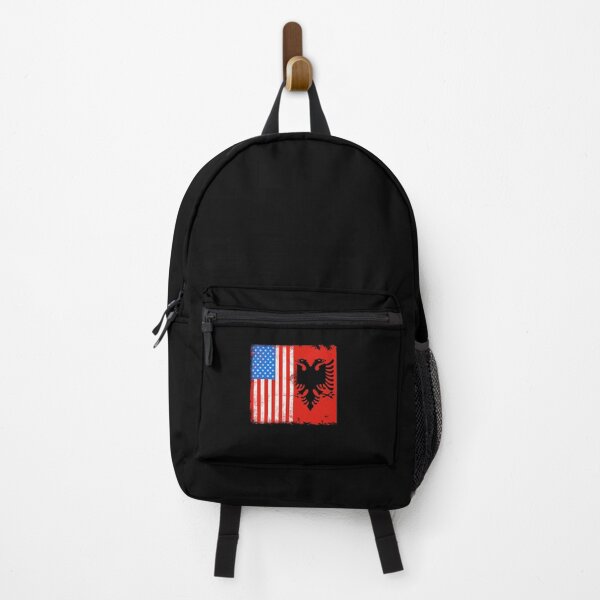Item preview, USA Albania Flag For Proud Patriotic American Albanian Lover designed and sold by Nessshirts.