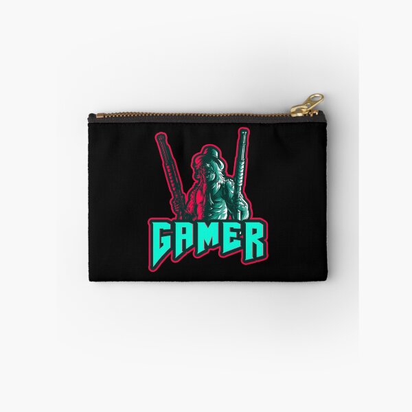 Item preview, Gamer with Man holding two Shotguns designed and sold by PRIVARSHU.