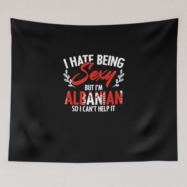 Item preview, Double Headed Albania Flag For A Proud Patriot Albanian Girl designed and sold by Nessshirts.