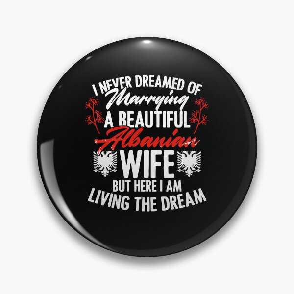 Item preview, Patriotic Albanian Wife For A Proud Albania Patriot Husband designed and sold by Nessshirts.
