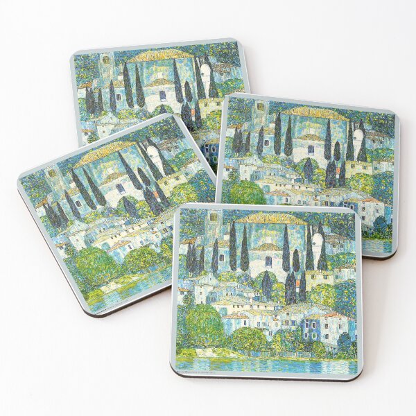 Item preview, Gustav Klimt Kirche in Cassone (1913) designed and sold by NellyShaul.