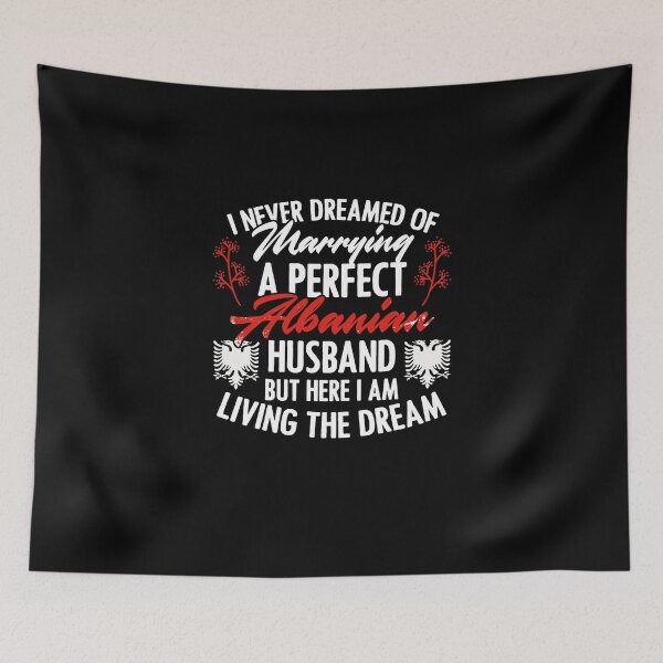 Item preview, Patriotic Albanian Husband For A Proud Albania Patriot Wife designed and sold by Nessshirts.