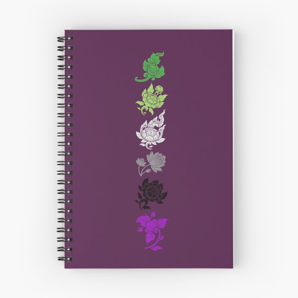 Item preview, Arte floral asiático Aro Ace. Orgullo de Aro Ace designed and sold by Subtle Pride Shop.
