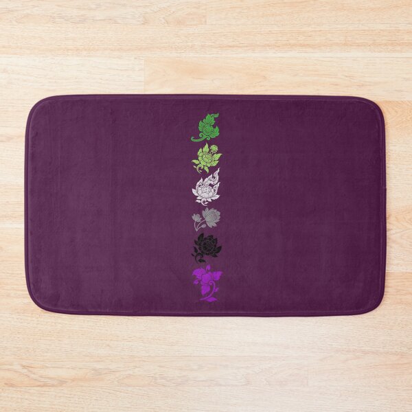 Item preview, Asian Flower Art Aro Ace. Aroace Pride designed and sold by Subtle Pride Shop.