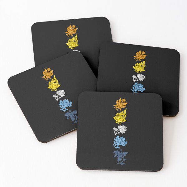 Item preview, Asian Flower Art Aro Ace. Aroace Pride designed and sold by Subtle Pride Shop.