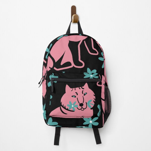 Item preview, Fox pattern in scandinavian style Black and Pink designed and sold by belettelepink.