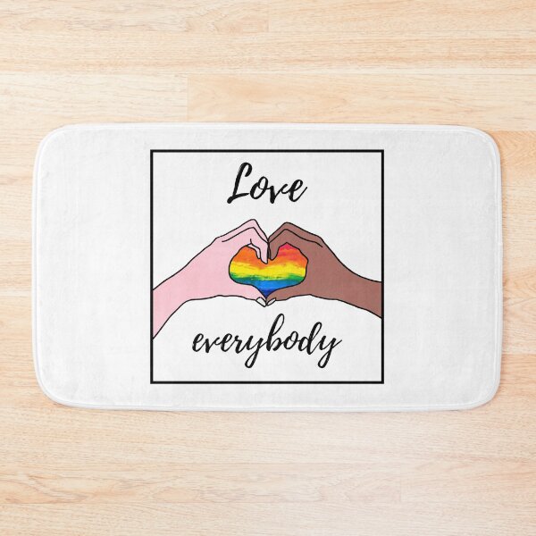Item preview, Love everybody Equality Heart Peace Flag Unity designed and sold by CreatDifference.