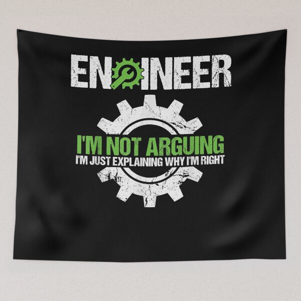 Item preview, future Engineer I'm Not Arguing Funny Engineering T-Shirt designed and sold by raiseuif.