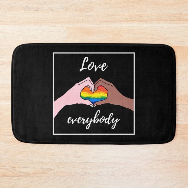 Item preview, Love everybody Heart Equality Peace Flag Unity designed and sold by CreatDifference.