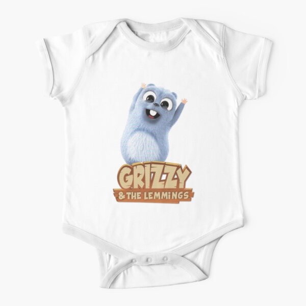 Grizzli et lemmings Body manches courtes