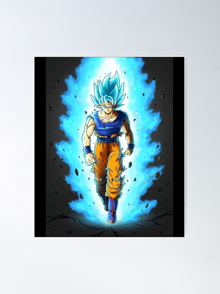 Goku Saiyan Blue Dragon Ball Z Essential  Sticker for Sale by posikbisawin