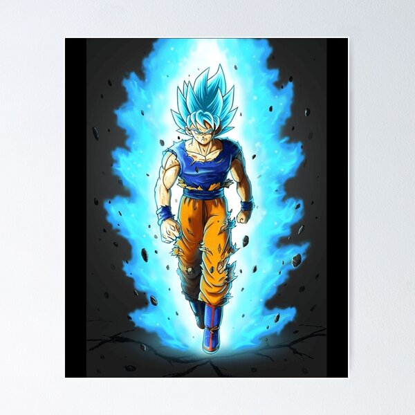 Poster Affiche Goku Transformation Sayan Dragon Ball Z Dbz(61x86cmB) :  : Autres