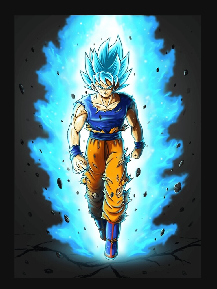 Goku Saiyan Blue Dragon Ball Z Essential  Sticker for Sale by posikbisawin