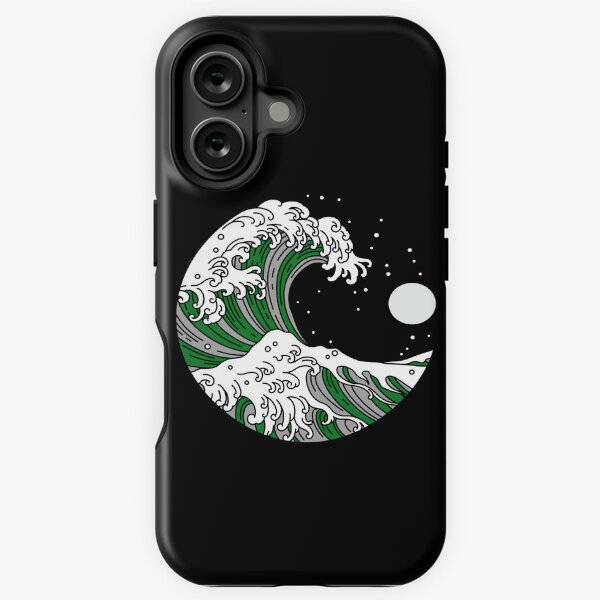 Artikel-Vorschau von Circular Japanese Wave Demi Romantic. Demiromantischer Stolz, designt und verkauft von Subtle Pride Shop.