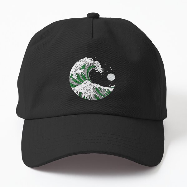 Artikel-Vorschau von Circular Japanese Wave Demi Romantic. Demiromantischer Stolz, designt und verkauft von Subtle Pride Shop.