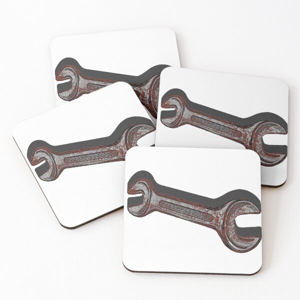 Item preview, rusty wrench, mechanic, tool, handyman, great designs for men designed and sold by Kirei-Lily.