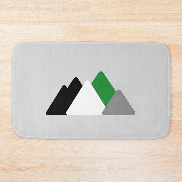 Item preview, Triangle Demi Romantic Mountains. Demiromantic Pride designed and sold by Subtle Pride Shop.
