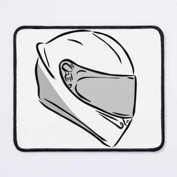 Item preview, Motorcycle helmet white designed and sold by Thorz Shop.