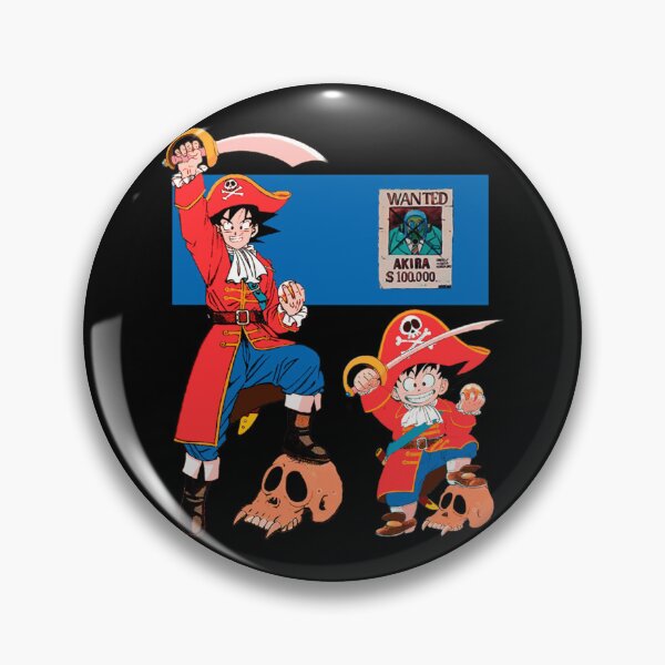 Item preview, Dragon Ball - Goku, the Saiyan Pirate Classic . designed and sold by javedmlkeasr.