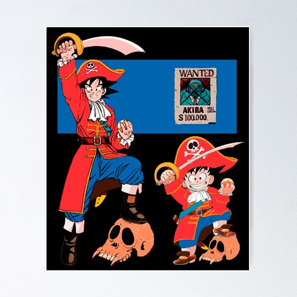 Item preview, Dragon Ball - Goku, the Saiyan Pirate Classic . designed and sold by javedmlkeasr.