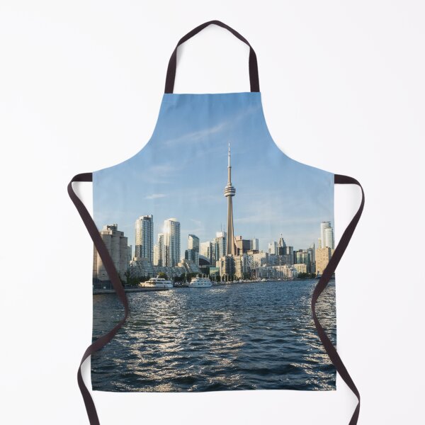 Item preview, Shiny Silver and Blue - Sailboat Entering Toronto Harbour designed and sold by Georgia Mizuleva.