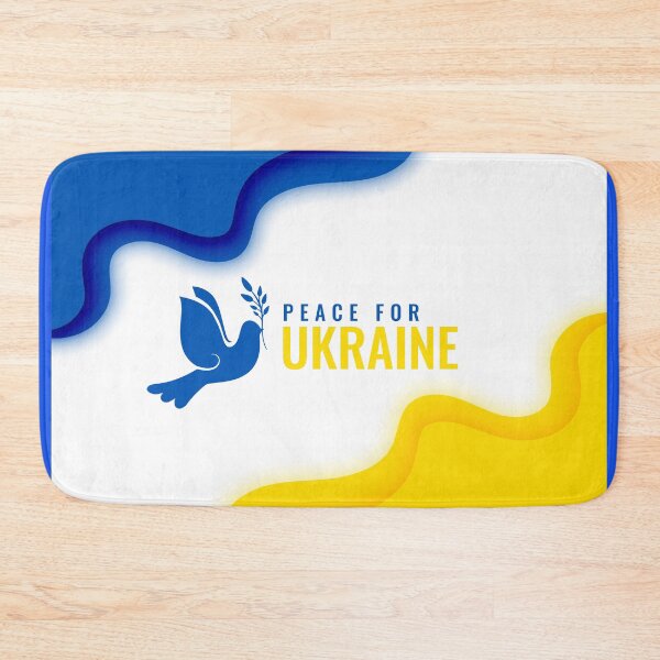 Item preview, Peace to Ukraine with flag and dove designed and sold by JullBidukha.