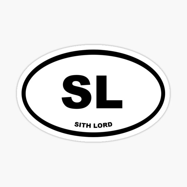 Sith Lord Marathon Decal Sticker