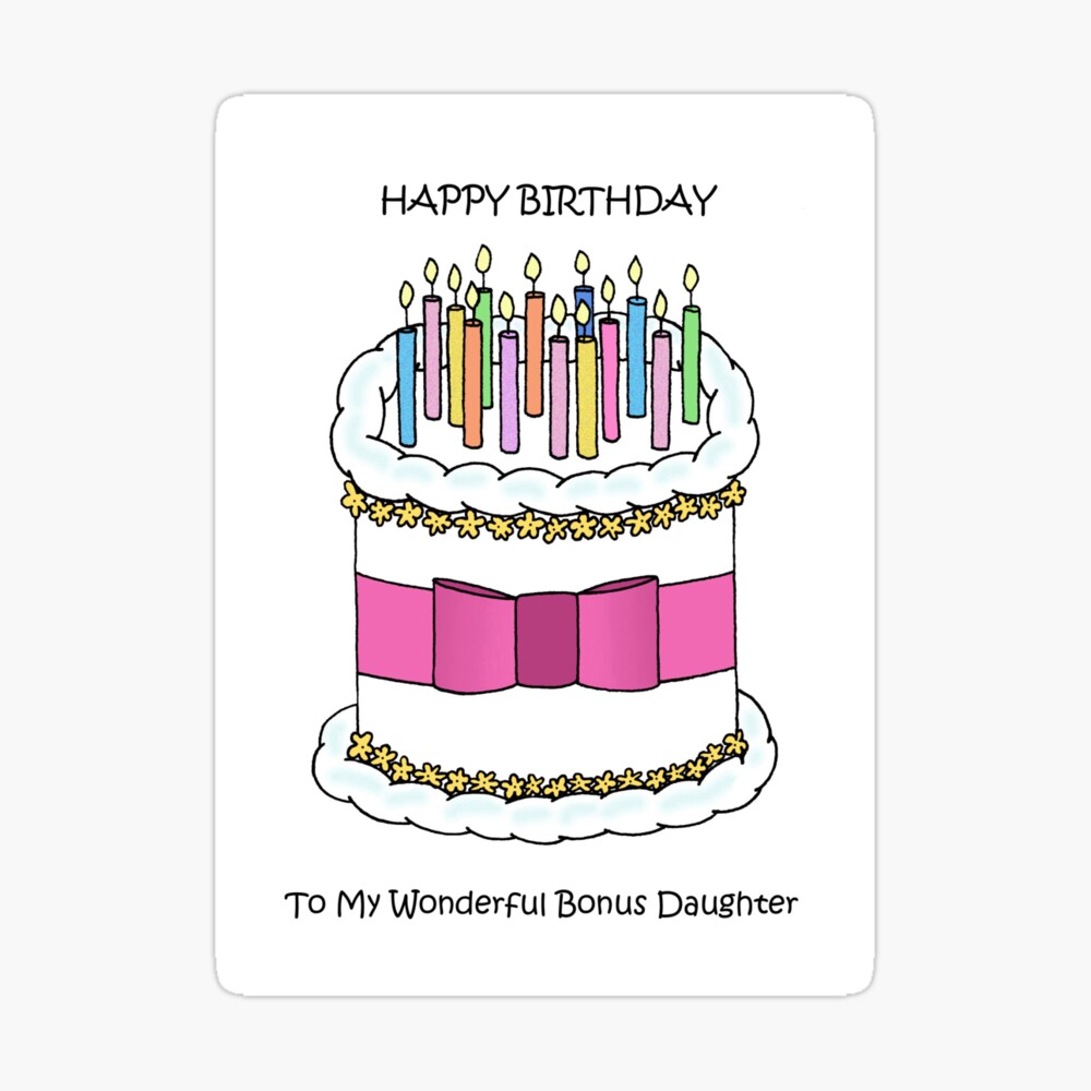 Tarjetas de felicitación for Sale con la obra «Feliz cumpleaños a mi hija  extra» de KateTaylor | Redbubble