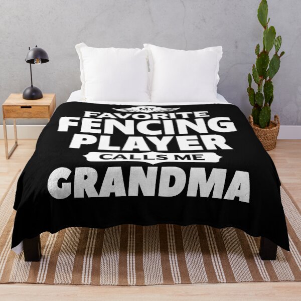 Item preview, My Favorite Fencing Player Calls Me Grandma Fencing Pullover Hoodie designed and sold by raiseuif.