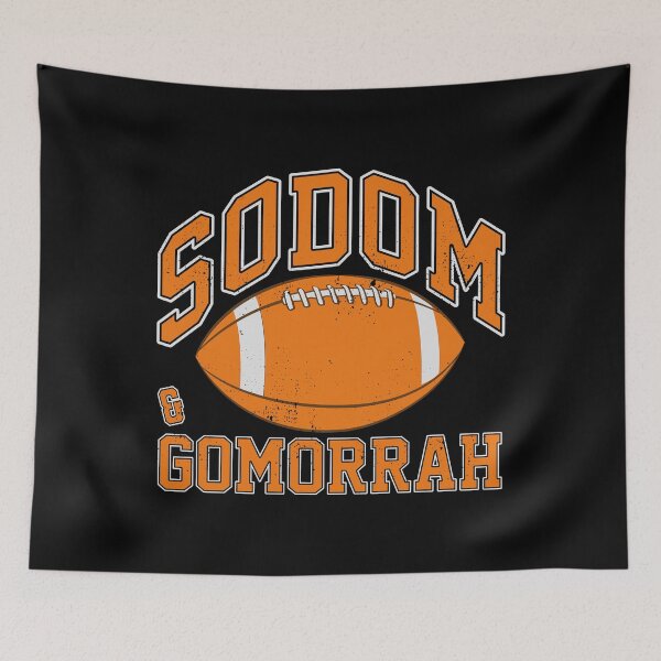 Item preview, Sodom & Gomorrah Vintage Athletic LGBT designed and sold by Happy Puppy Print On Demand.