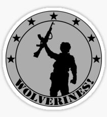 Wolverines! Sticker