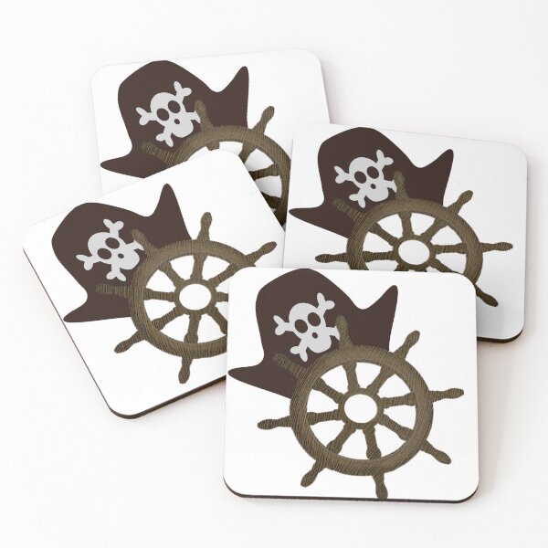 Item preview, Tricorn with steering wheel, pirate pattern, adventurer designed and sold by Kirei-Lily.