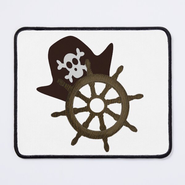 Item preview, Tricorn with steering wheel, pirate pattern, adventurer designed and sold by Kirei-Lily.