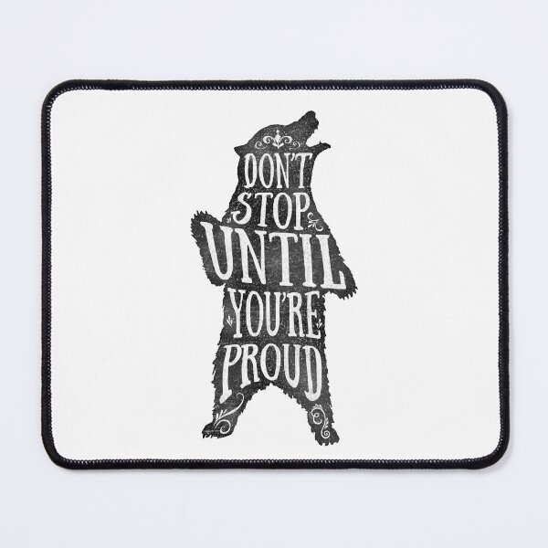 Item preview, Don't stop until you're proud. (pure white) designed and sold by Miricle.