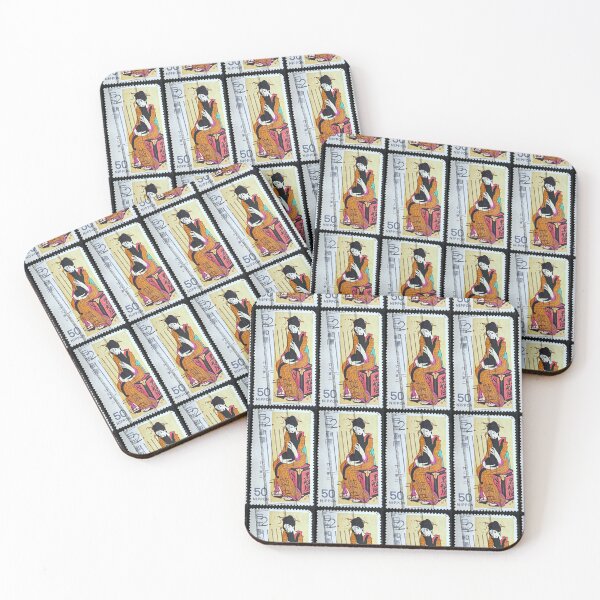 Item preview, Lady and her Cat Vintage Postage Stamp designed and sold by Factory57.